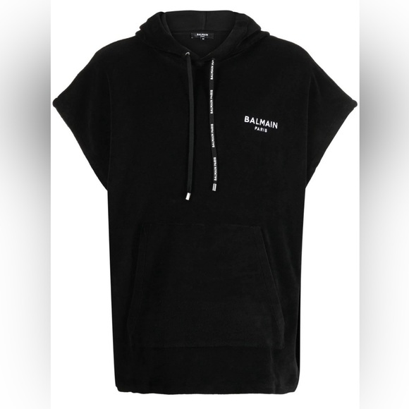 Balmain Other - BALMAIN***Black Terry Men’s Sleeveless Hoodie***Medium***$890